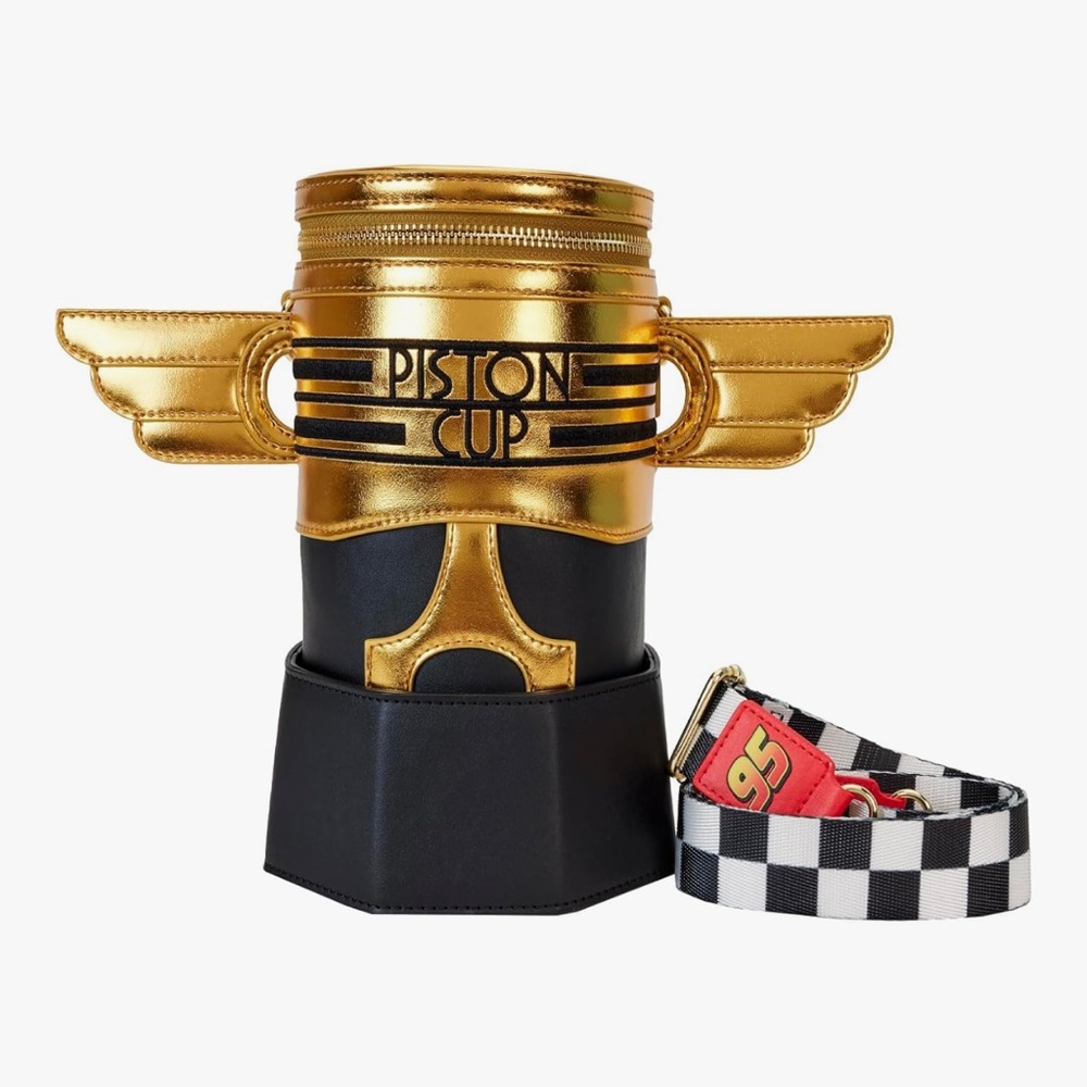 Loungefly Disney Pixar Cars Piston Cup Crossbody Bag, Amazon Exclusive
